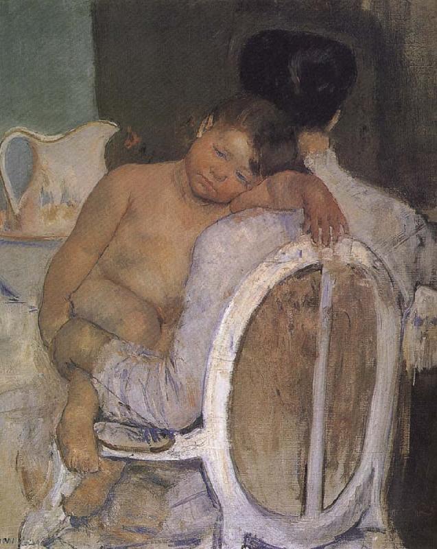 Mary Cassatt Mother holding the kid China oil painting art